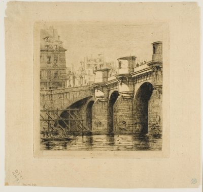 Pont-Neuf, París de Charles Meryon