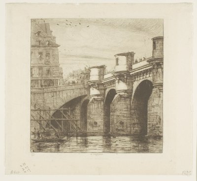 Pont-Neuf, París de Charles Meryon