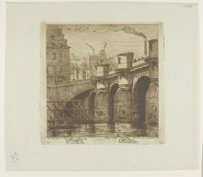 Pont-Neuf, París de Charles Meryon