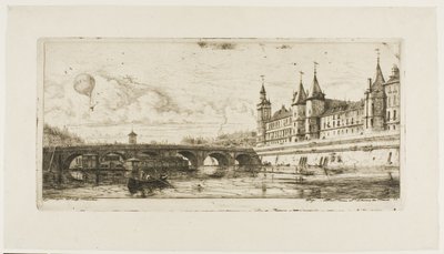 Pont-au-Change, París de Charles Meryon