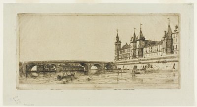Pont-au-Change, París de Charles Meryon