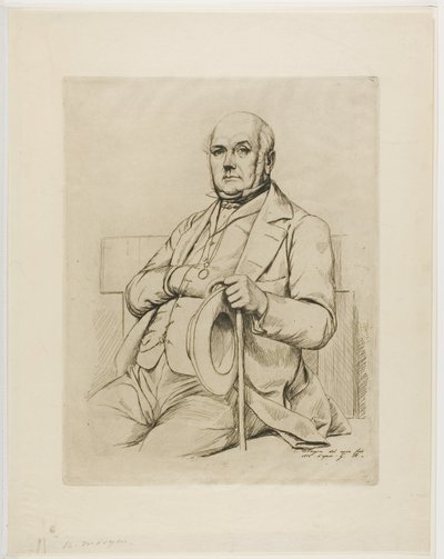 Retrato de Casimir le Conte de Charles Meryon