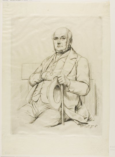 Retrato de Casimir le Conte de Charles Meryon