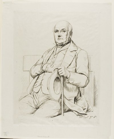 Retrato de Casimir le Conte de Charles Meryon