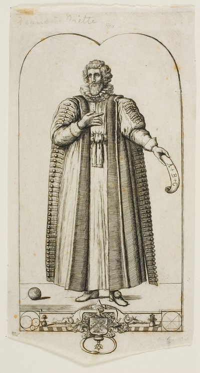 Retrato de François Viète de Charles Meryon