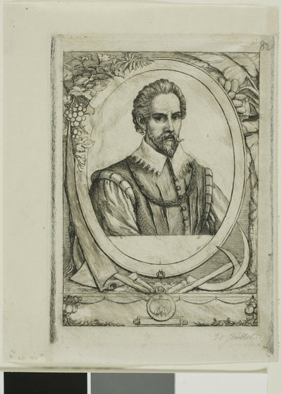 Retrato de René de Laudonnière Sablais (de Burdigale) de Charles Meryon