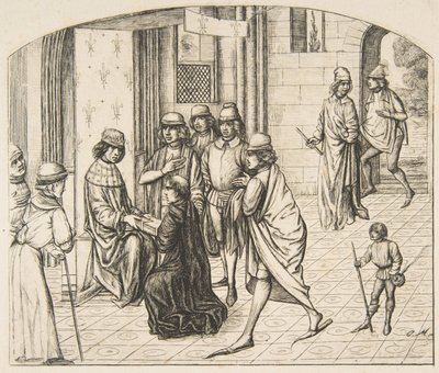 Presentación de Valerio Máximo al Rey Luis XI, 1862 de Charles Meryon