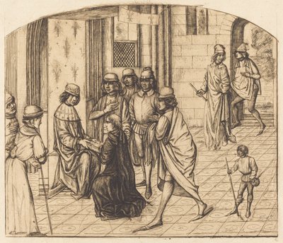Presentación del impresor Valerio Máximo al rey Luis XI de Charles Meryon