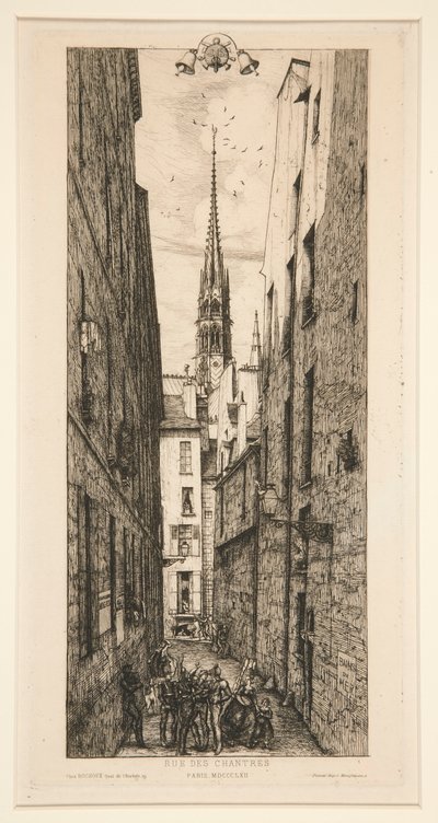 Rue des Chanters de Charles Meryon