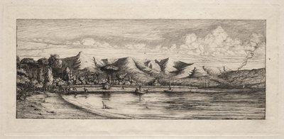 Pesca en el Sena frente a Charcoal Burner
