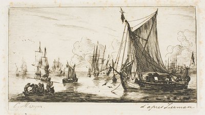 Pescadores del Mar del Sur de Charles Meryon