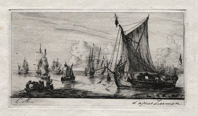 Pescadores del Mar del Sur de Charles Meryon