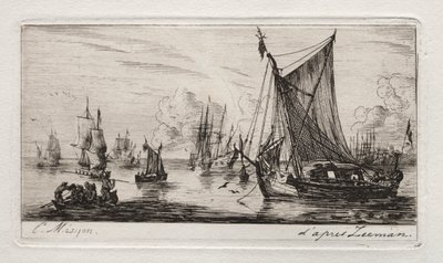 Pescadores del Mar del Sur de Charles Meryon