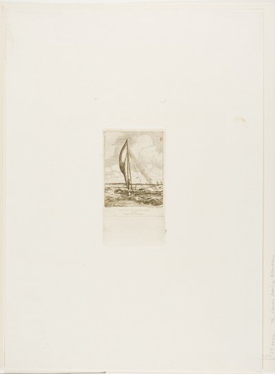 Proa de navegación rápida, Archipiélago de Mulgrave, Oceanía de Charles Meryon