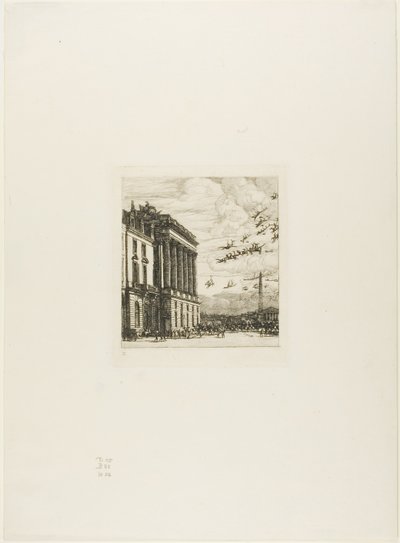 El Almirantazgo, París de Charles Meryon