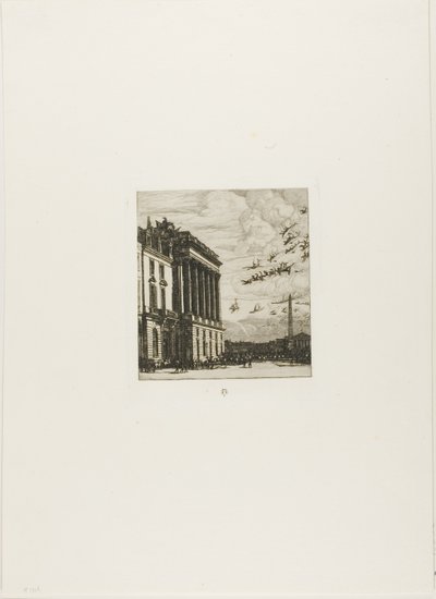 El Almirantazgo, París de Charles Meryon