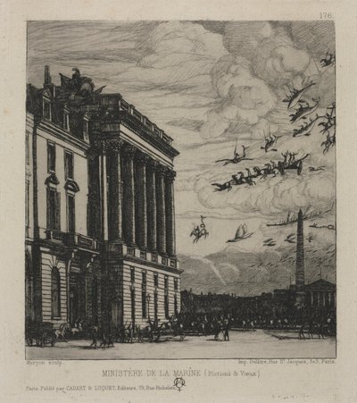 El Almirantazgo, París de Charles Meryon