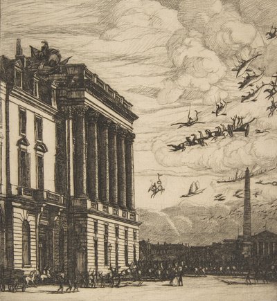 El Almirantazgo, París de Charles Meryon