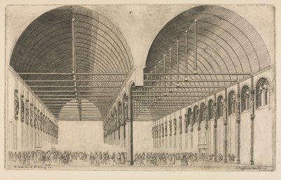 La Antesala del Palacio de Justicia, París de Charles Meryon