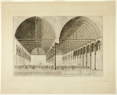 La antesala del Palais de Justice, París de Charles Meryon