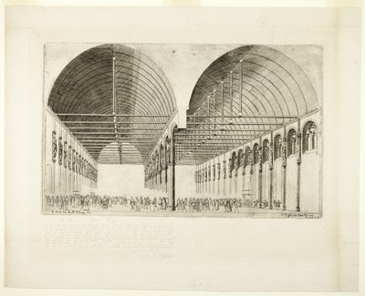 La Antesala del Palais de Justice, París de Charles Meryon