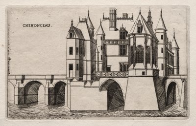 El Castillo de Chenonceau de Charles Meryon