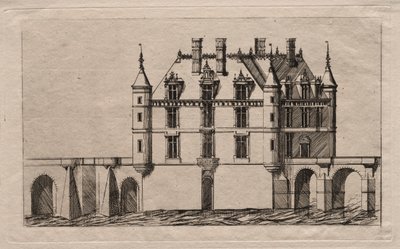 El Castillo de Chenonceau de Charles Meryon