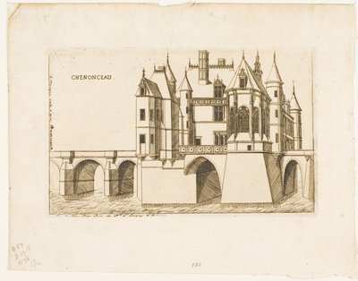 El castillo de Chenonceau, no. 2 de Charles Meryon