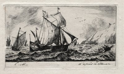 La Galiota de Jean de Vyl de Róterdam de Charles Meryon