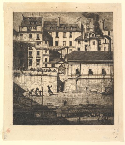 La Morgue, París de Charles Meryon