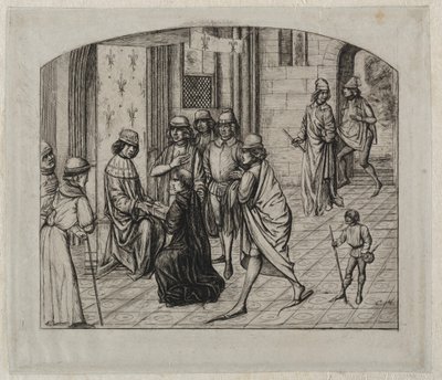 La obra impresa del autor latino, Valerius Maximus, presentada al rey Luis XI de Charles Meryon