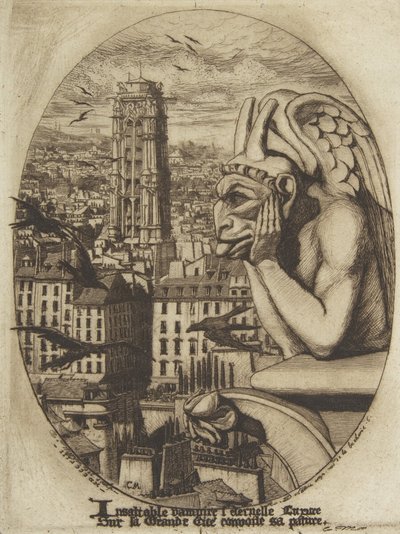 El vampiro, 1853 de Charles Meryon