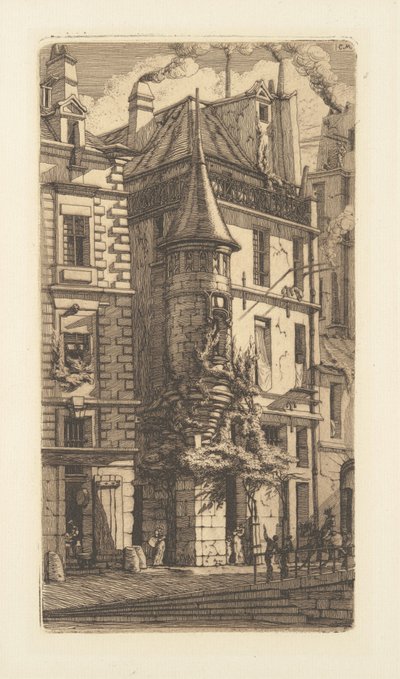 Tourelle, Rue de la Tixeranderie de Charles Meryon