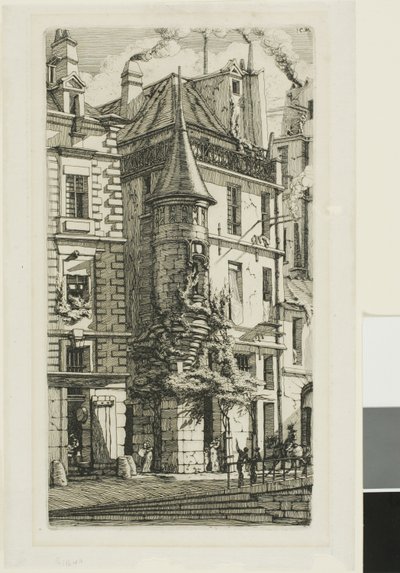 Torre de la rue de la Tixeranderie de Charles Meryon
