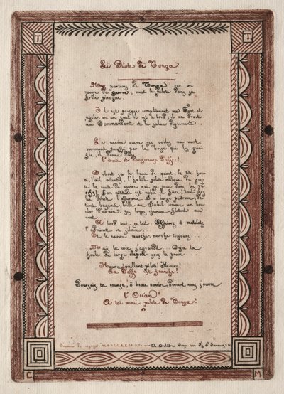 Versos al piloto de Tonga de Charles Meryon