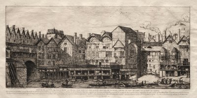 Vista de Parte de la Ciudad de París, Hacia el Final del Siglo XVII de Charles Meryon