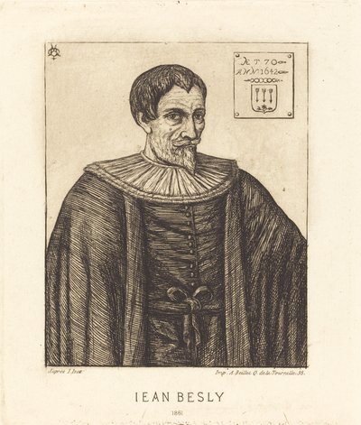 Jean Besly de Charles Meryon after Jaspar Isacsz