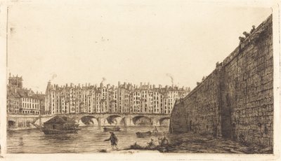 Le Pont-au-Change, París, hacia 1784 de Charles Meryon after Victor Jean Nicolle