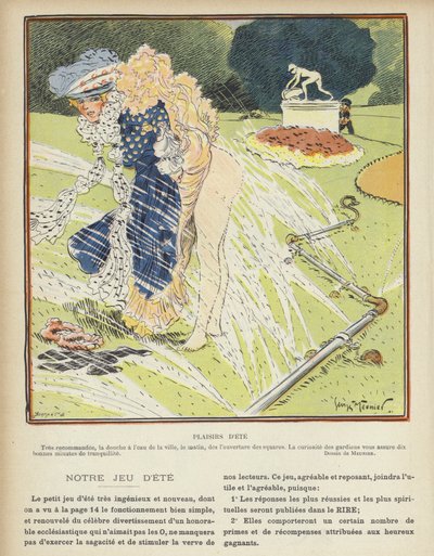 Ilustración para Le Rire de Charles Meunier