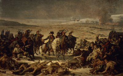 Después de la Batalla de Eylau, 9 de Febrero de 1807 de Charles Meynier