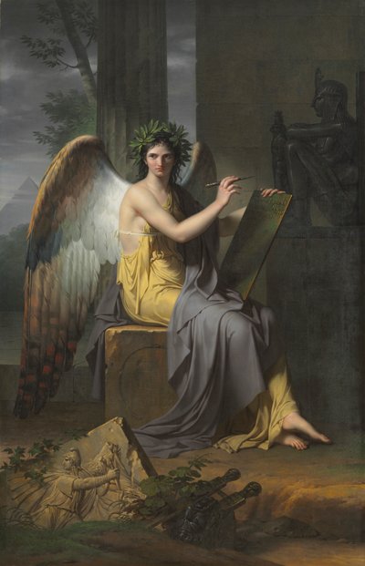 Clio, musa de la historia de Charles Meynier