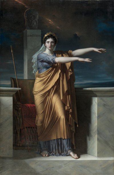 Polimnia, musa de la elocuencia de Charles Meynier