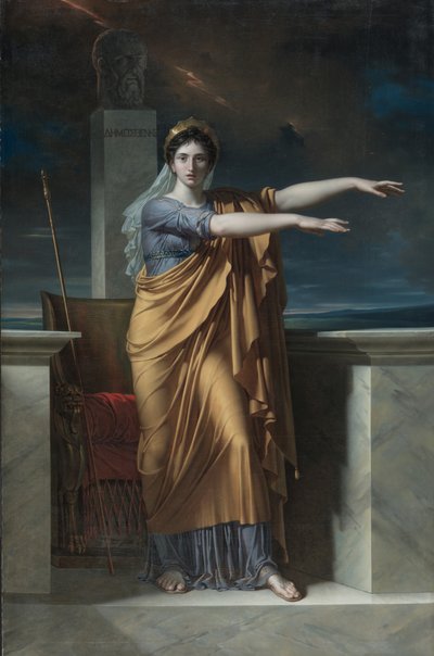 Polimnia, musa de la elocuencia de Charles Meynier