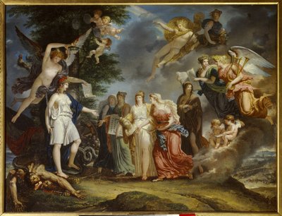 Siglo de las Luces: Francia triunfante anima a la Ciencia y las Artes en medio de la guerra de Charles Meynier