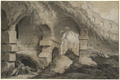El interior del Coliseo de Charles Michel Ange Challe