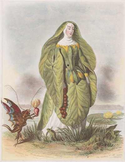 Nenúfar, de Les Fleurs Animées de Charles Michel Geoffroy