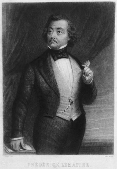 Retrato de Frédérick Lemaître 1800-1876 de Charles Michel Geoffroy