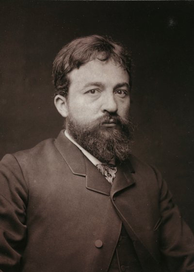 Album Artistique et Biographique, 5me année, Salon 1885; retrato de Pierre Fritel (1853-1942), pintor, escultor y grabador francés de Charles Michelez