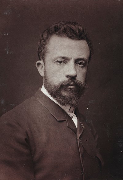 Album Artistique et Biographique, 5me année, Salon 1885; retrato del pintor belga Évariste Carpentier (1845-1922) de Charles Michelez