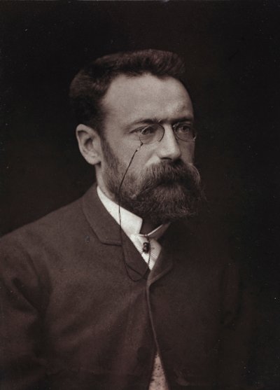 Album Artistique et Biographique, 5me année, Salon 1885; retrato del pintor francés Paul Tavernier (1852-1943) de Charles Michelez